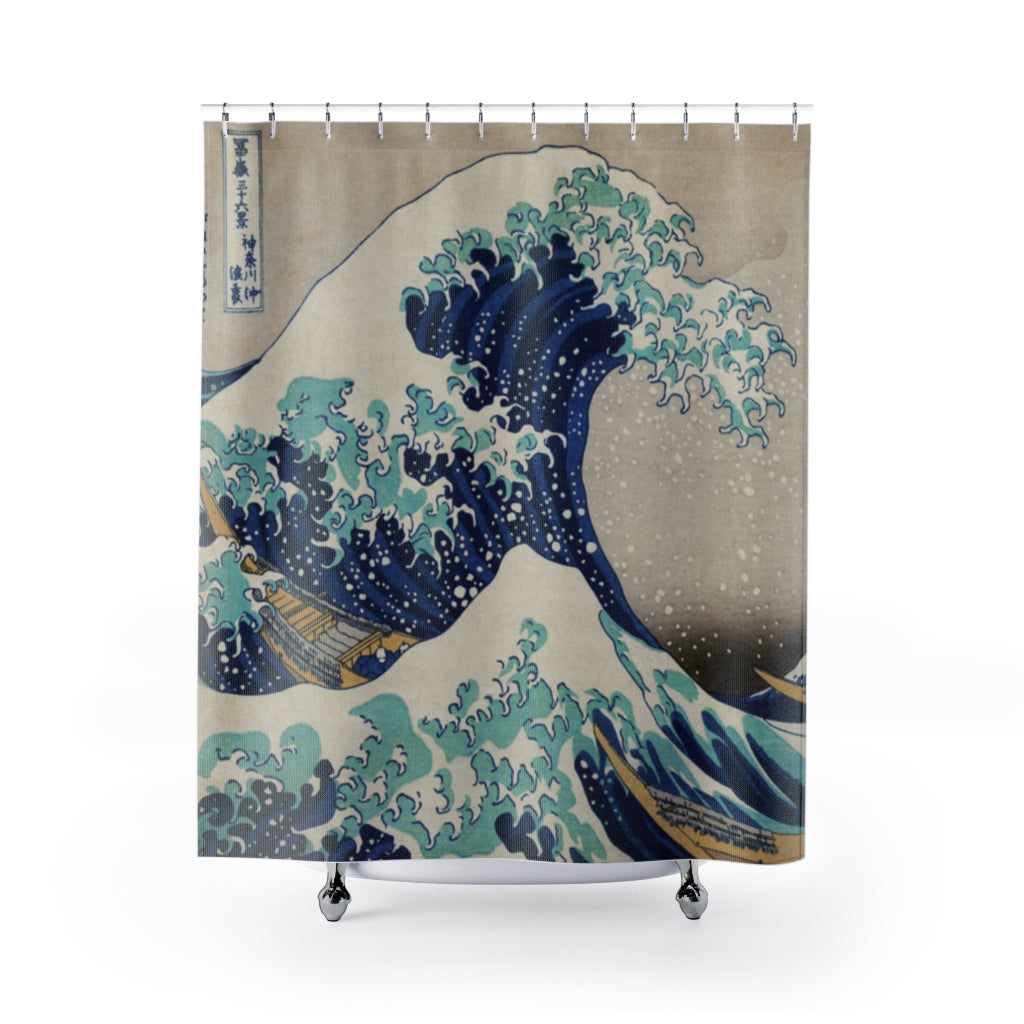 Wave Shower Curtains