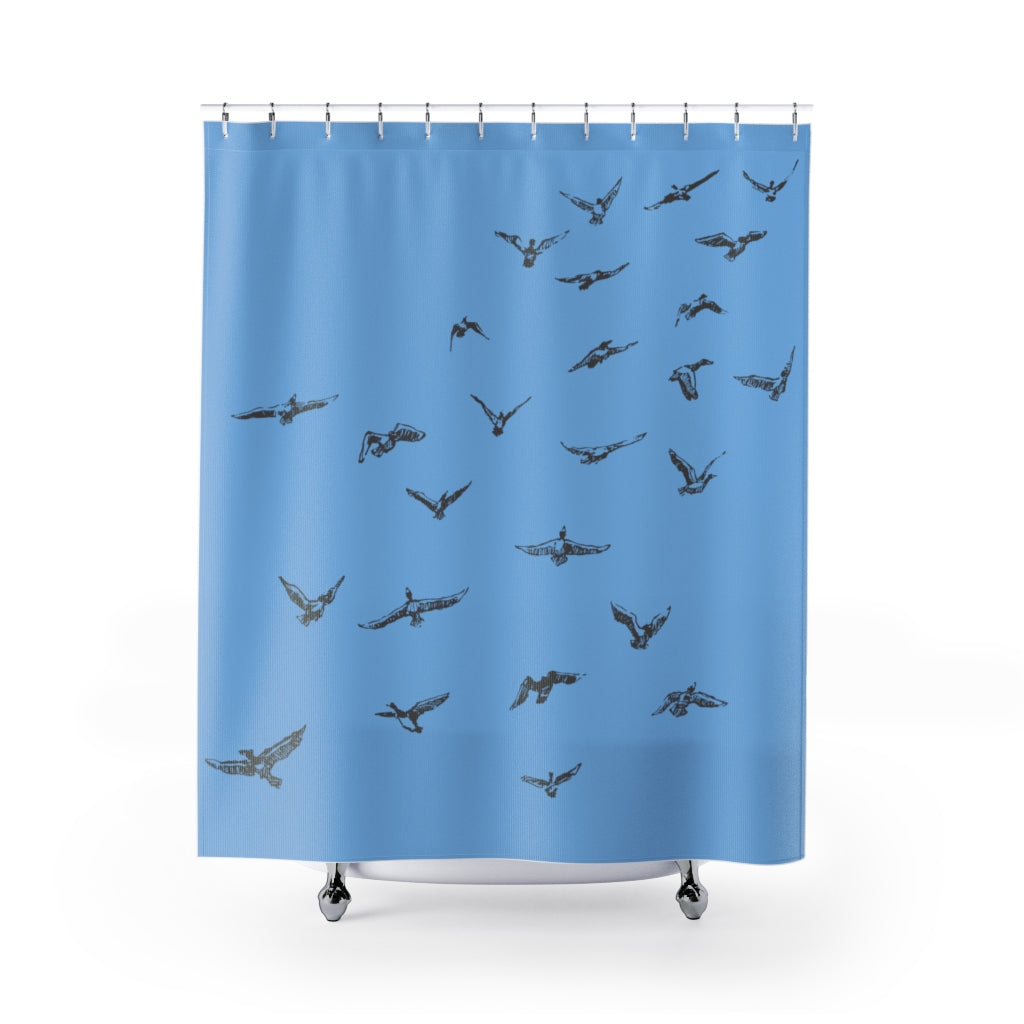 Flying Birds Shower Curtains