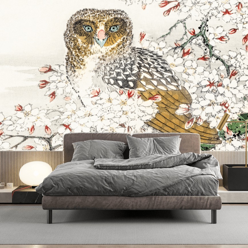 Owl Mural Wallpaper (SqM)