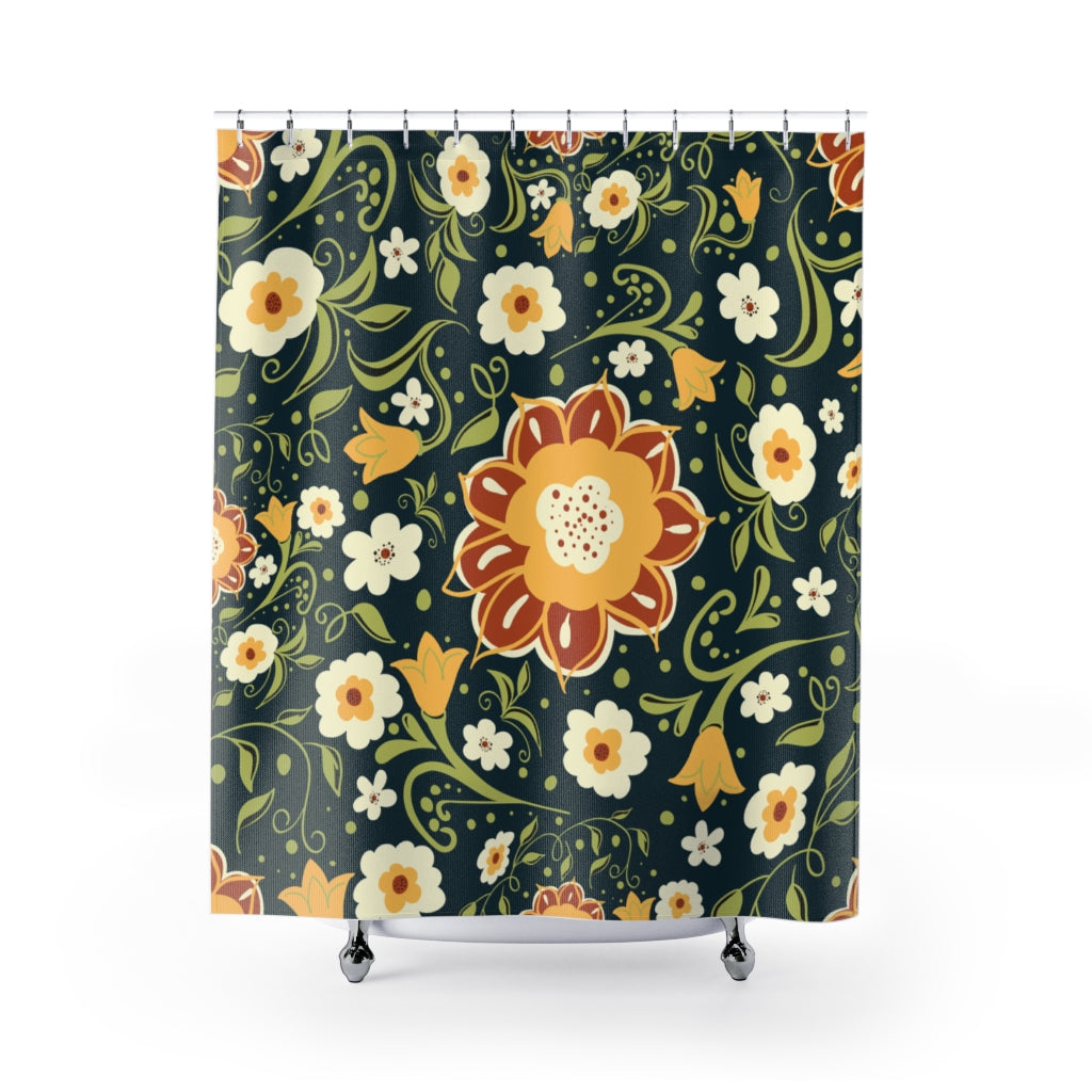 Fantasy Flowers Shower Curtains