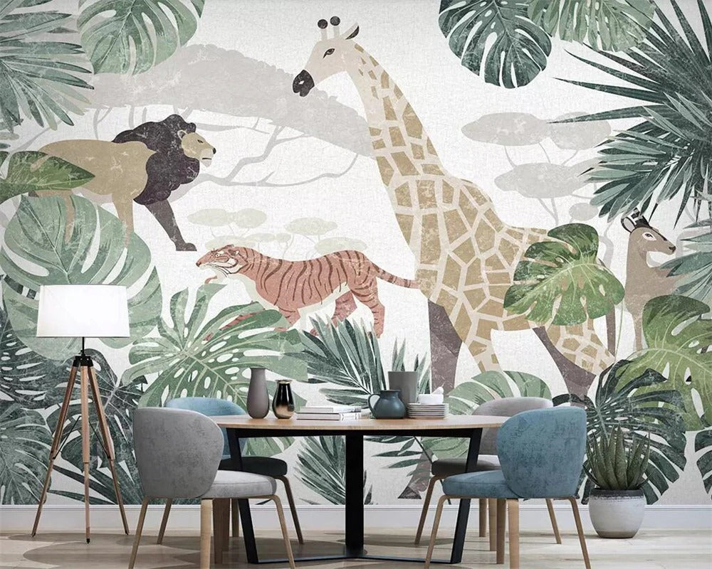 In the Jungle Mural Wallpaper (SqM)