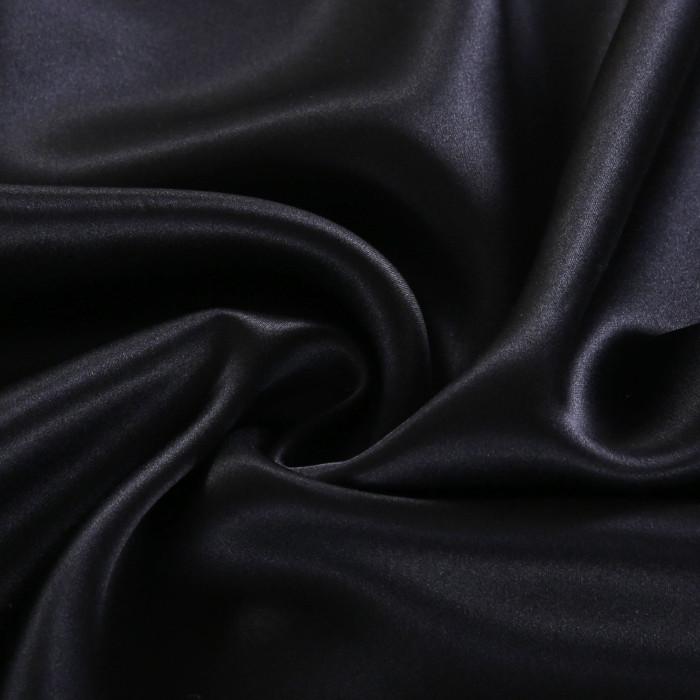 Black Luxury Mulberry Silk Pillowcase