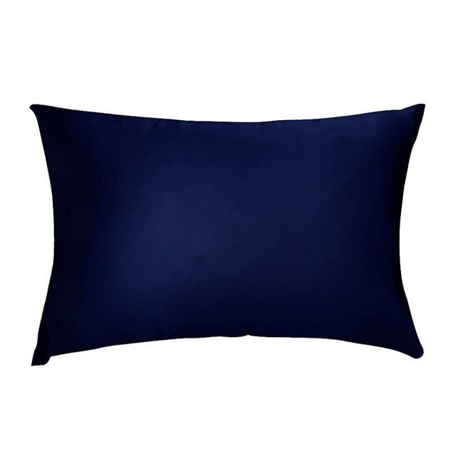Dark Blue Luxury Mulberry Silk Pillowcase