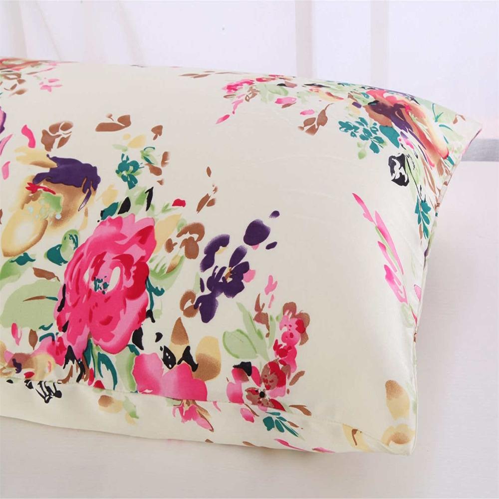 Rose Aquarelle Mulberry Silk Pillowcase