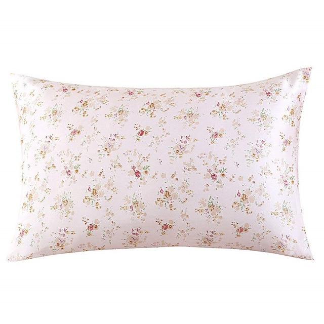 Tiny Rose Mulberry Silk Pillowcase