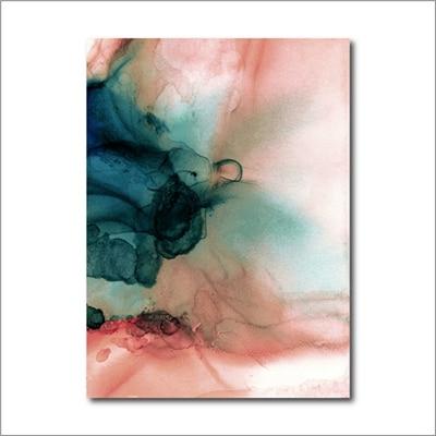 Congruence Ficus & Peony Canvas Print